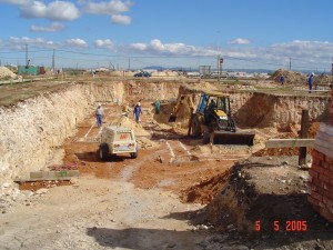 01 - Construction of Magistates Court in Motherwell - Base Excavation