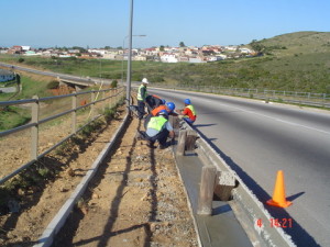 08 - Construction of Asphalt sidewalks - Concrete work
