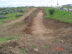 01 - Construction of Asphalt sidewalks - Earthworks