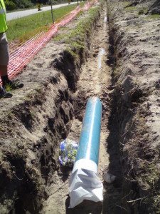 08 - Victoria Drive 315mm Watermain upgrade - Pipelaying