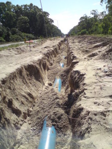 09 - Victoria Drive 315mm Watermain upgrade - Pipelaying