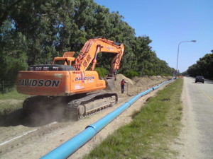 10 - Victoria Drive 315mm Watermain upgrade - Excavation