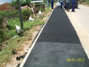 11 - Construction of Asphalt sidewalks - Premixing