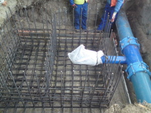 13 - Victoria Drive 315mm Watermain upgrade - Scour Chamber Reinforcing