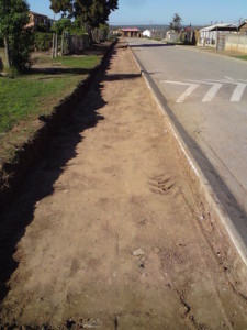 15 - Construction of Asphalt sidewalks - In situ preparation
