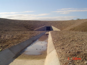 17 - CDC Zone 5 - Attenuation Pond Low-Flow Channel at Inlet