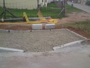 17 - Construction of Asphalt sidewalks - preparation for pedestrian ramp