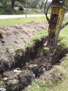 17 - Victoria Drive 315mm Watermain upgrade - Hard Rock Breaking